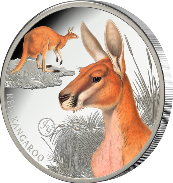2026 Red Kangaroo 1oz Coloured Silver Proof Coin