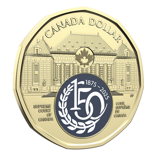 2025 Surpreme Court of Canada 150th Anniversary $1 Special Wrap Roll
