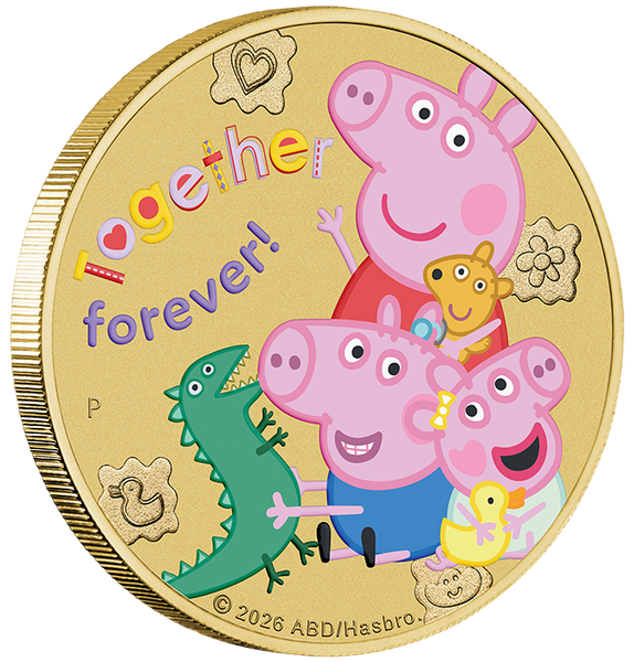 2026 Peppa Pig Three Coin Collection