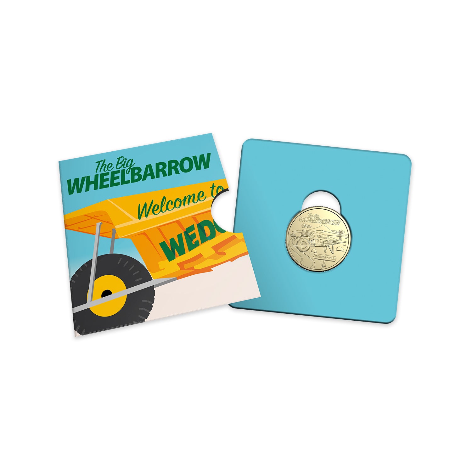 2025 Aussie Big Things 2 - $1 Uncirculated Coin on Card – The Big Wheelbarrow
