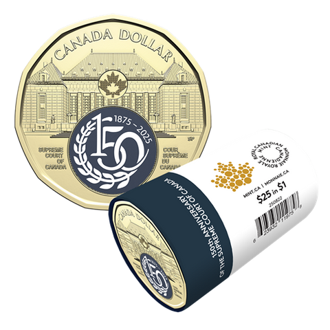 2025 Surpreme Court of Canada 150th Anniversary $1 Special Wrap Roll