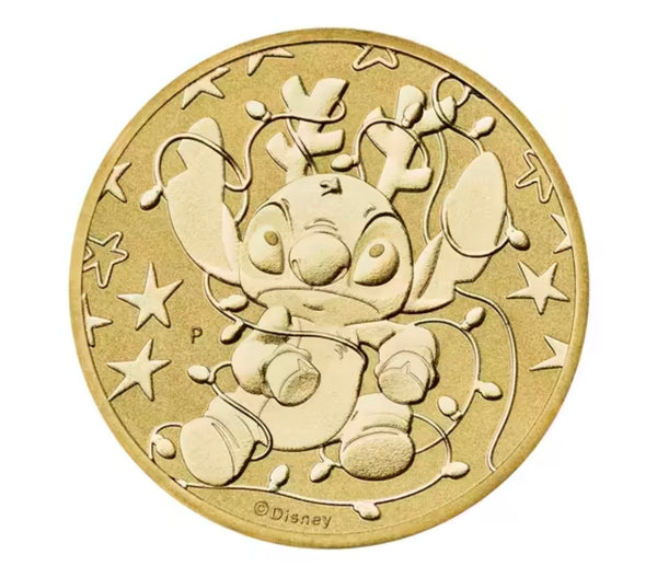 2025 Stitch Christmas Two-Coin $1 PNC