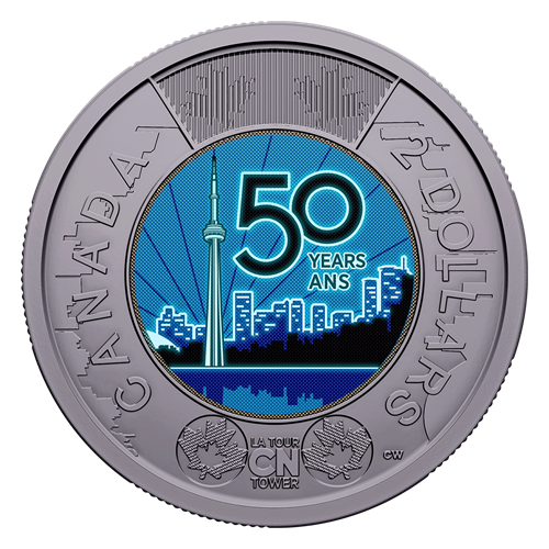 2026 CN Tower 50th Anniversary $2 Special Wrap Roll Box Set