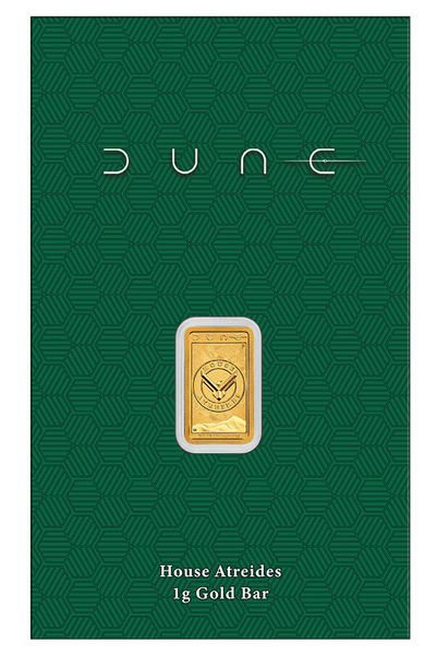 2026 Dune 'House Atreides' 1g Gold Minted Bar
