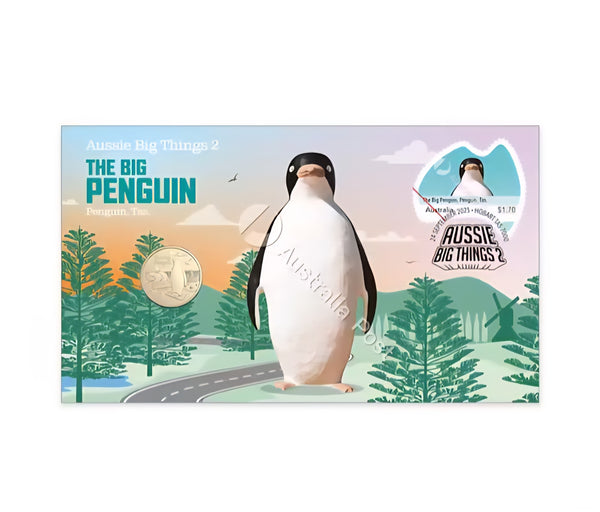 2025 Aussie Big Things 2 The Big Penguin $1 Coin Postal Numismatic Cover