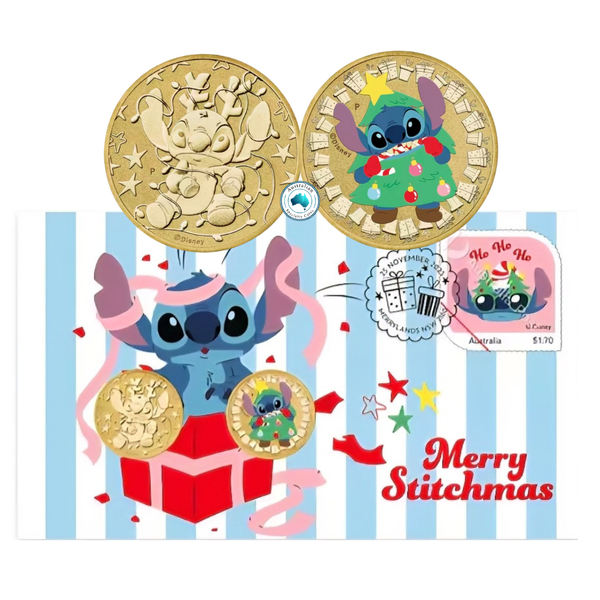 Stitch Christmas 2 Coin PNC