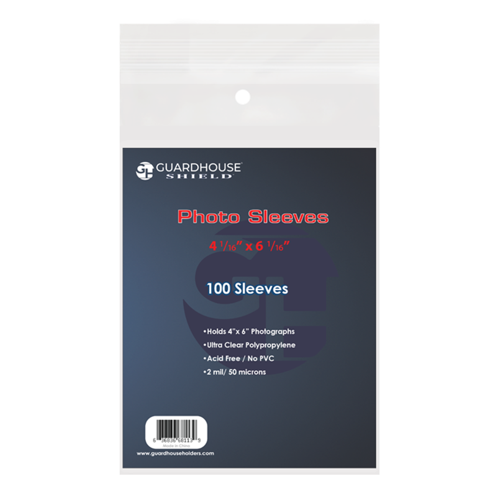 Guardhouse Shield Photo Sleeve 4x6 Pack of 100