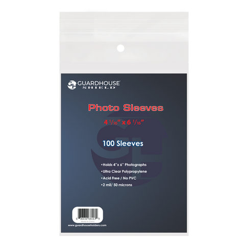 Guardhouse Shield Photo Sleeve 4x6 Pack of 100