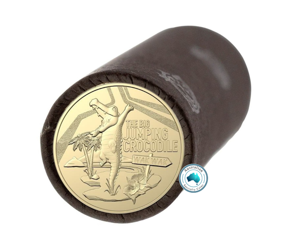 2023 Aussie Big Things 'Big Jumping Crocodile' $1 Cotton & Co Roll -Includes Protective Tube
