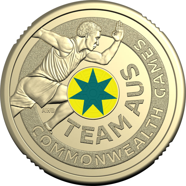 2026 Australia Commonwealth Games Team $2 Colour Aluminium-Bronze 3-Coin Uncirculated Set