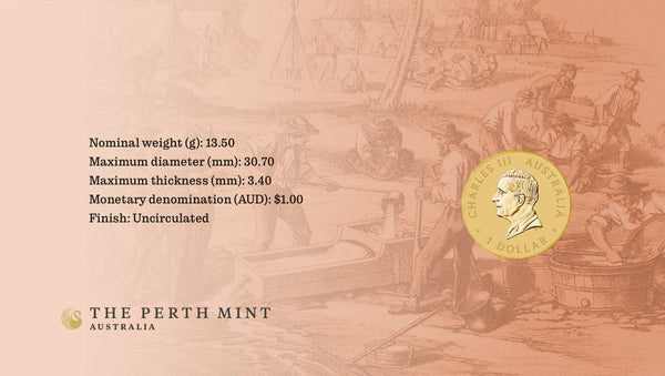 2026 Australia's First Gold Rush 175th Anniversary $1 PNC
