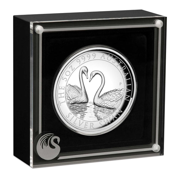 2022 Australian Swan 5oz Silver Proof High Relief Coin