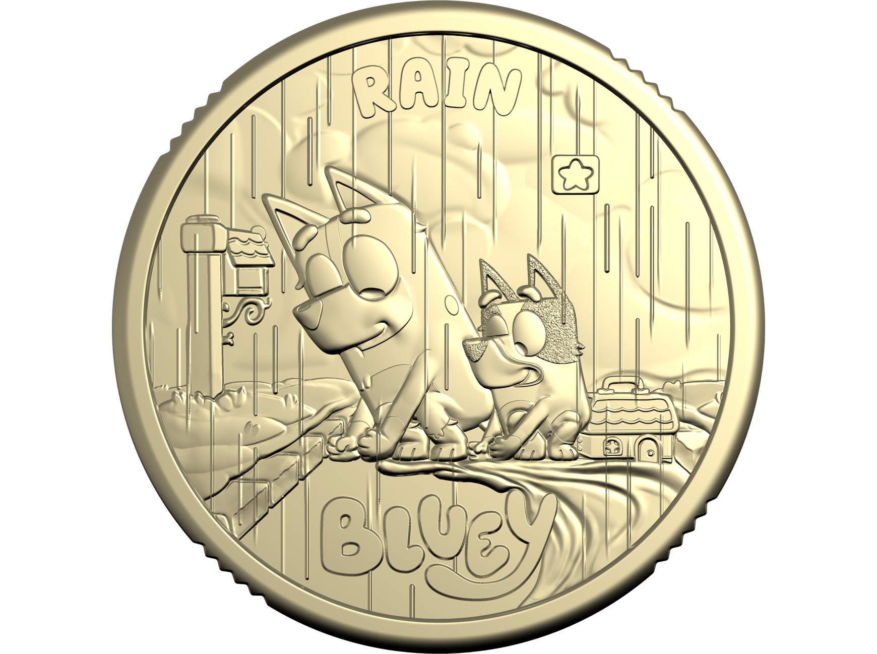 2026 Bluey – $2 Five-Coin Tube and Folder Set (Unopened