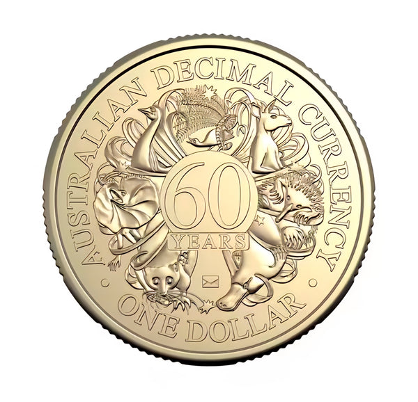 2026 Decimal Currency 60th Anniversary $1 PNC with Envelope Privy