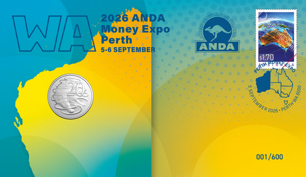2026 ANDA Money Expo Perth 20c PNC with WA Privy Mark