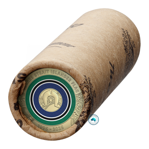 2025 Torres Strait Island Flag $2 Royal Australian Mint Roll with Protective Tube