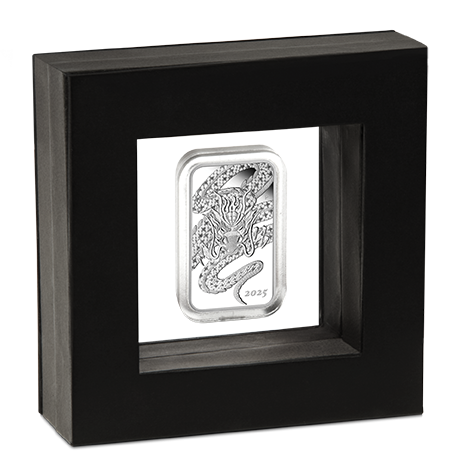 2025 Dragon $1 Rectangular Silver Proof Coin