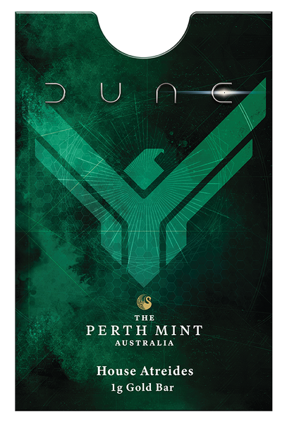 2026 Dune 'House Atreides' 1g Gold Minted Bar