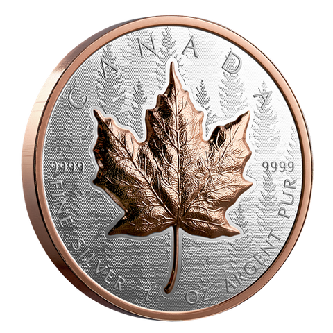 2025 Royal Canadian Mint 1oz Silver Mapel Leaf High Relief Coin