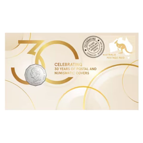 2024 Celebrating 30 Years of Postal & Numismatic Covers 50c PNC