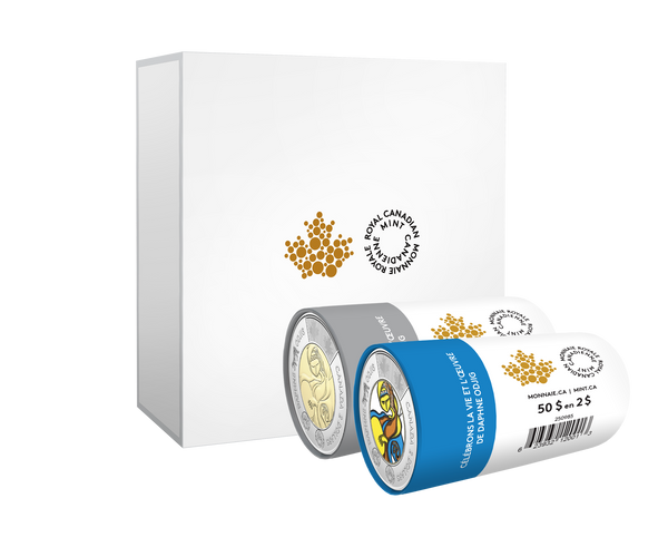 2025 Celebrating the Life and Art of Daphne Odjig $2 Special Wrap Roll Box Set