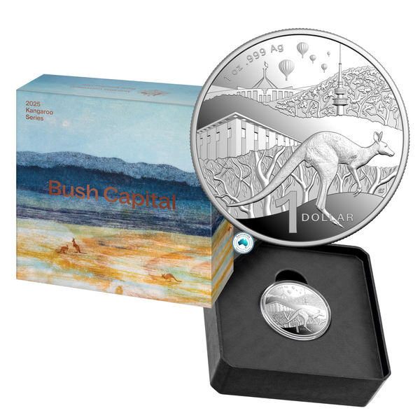 2025 Kangaroo Series 1 oz Fine Silver Proof Coin