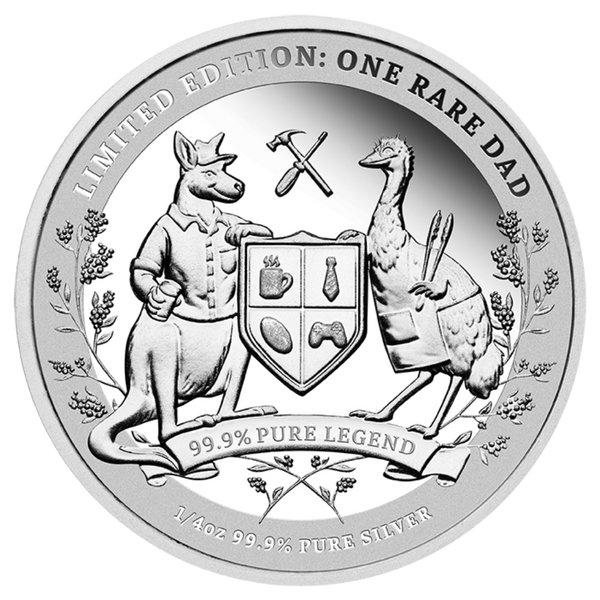 Quality Dads Club 'Official Member' 1/4oz Silver Medallion
