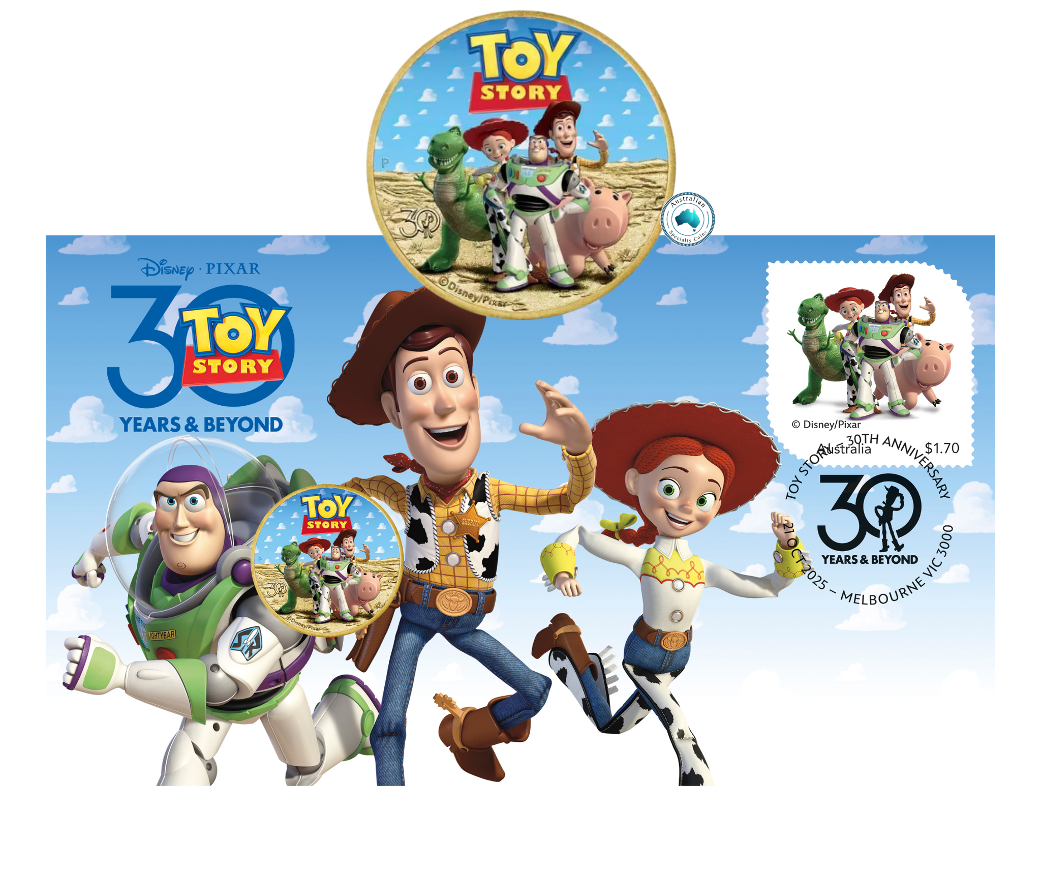 2025 Toy Story '30 Years & Beyond' $1 PNC