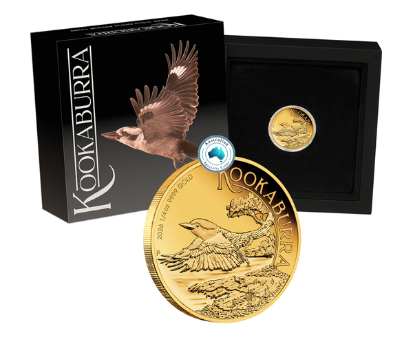 2026 Australian Kookaburra 1/4oz Gold Proof Coin