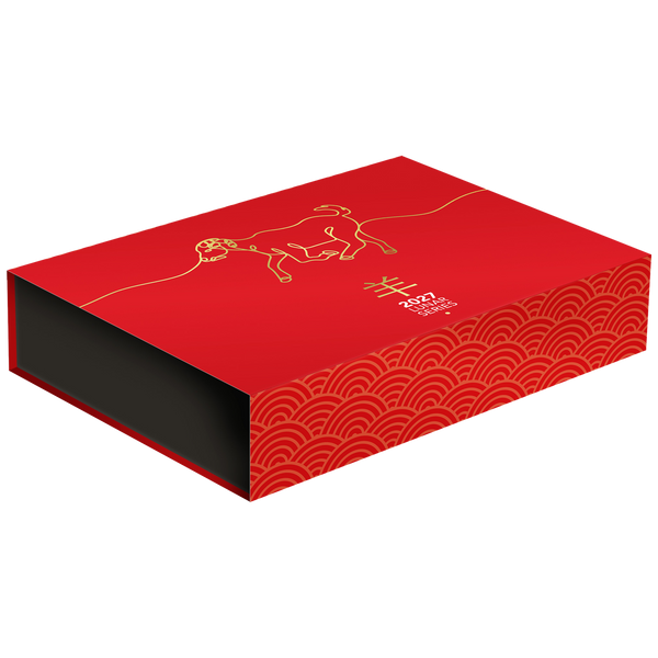 2027 Year of the Goat $5 Domed Fine Gold Proof Coin