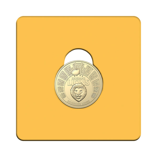 2024 AFL 'Brisbane Lions' $1 Coin in Card