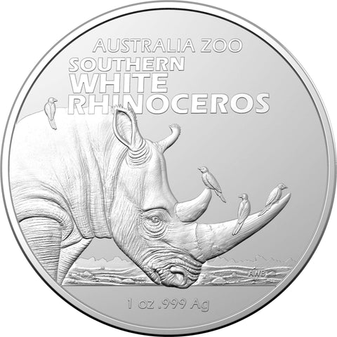 2023 Southern White Rhinoceros 1oz Silver Bullion Coin