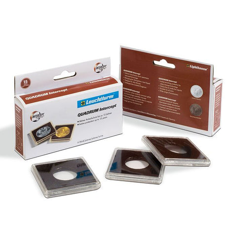 Quadrum INTERCEPT 29mm Square Capsules Pack of 6