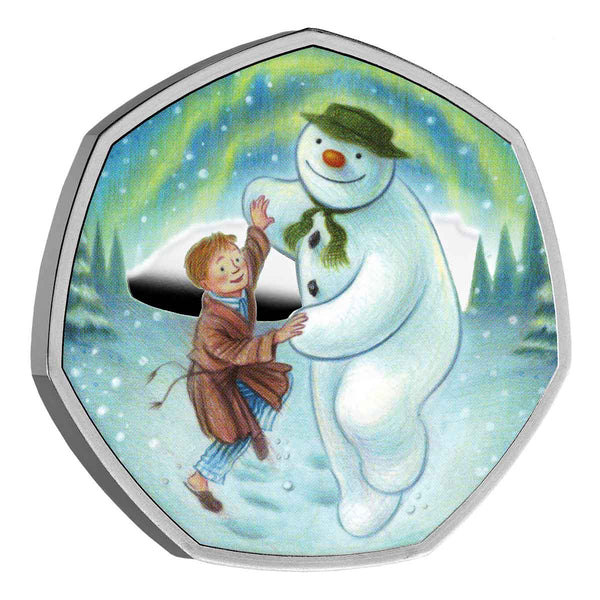 The Snowman™ 2023 UK 50p Colour Silver Proof Coin