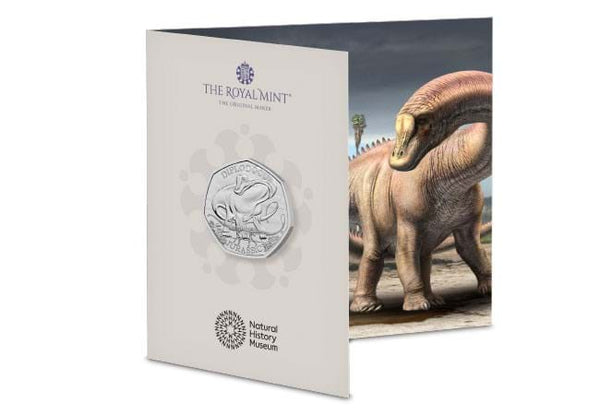 2024 Diplodocus 50p Brilliant Uncirculated Coin