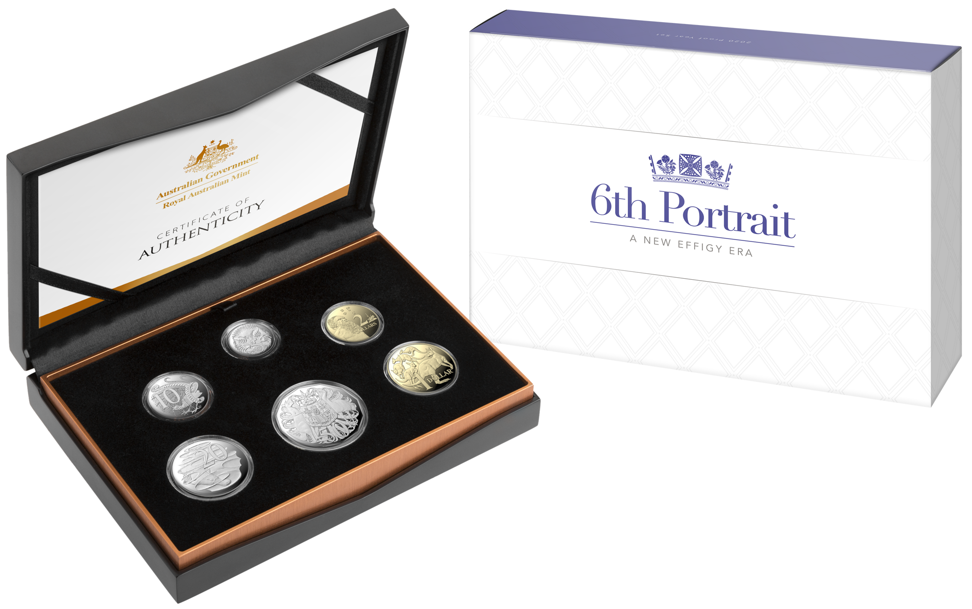 2020 A New Effigy Era - 6th Portrait 6 Coin Proof Set
