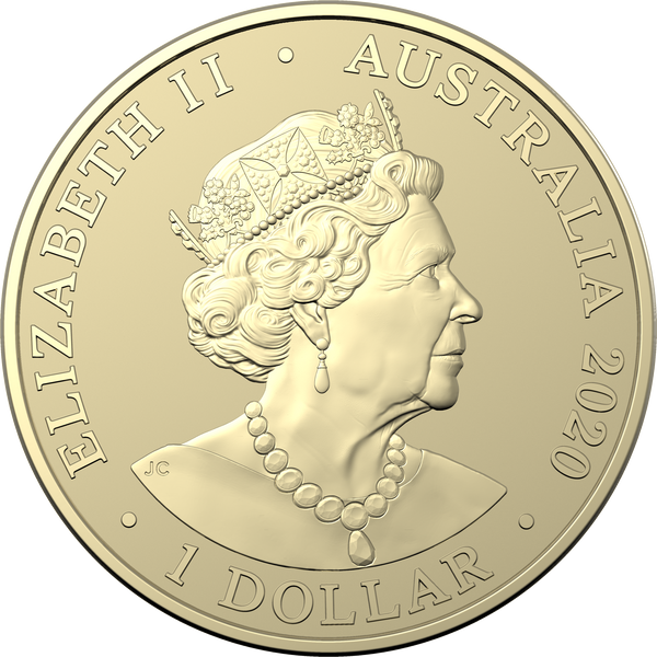 2020 Paralympics Australia Coloured $1 (Ambassador Chris Bond)