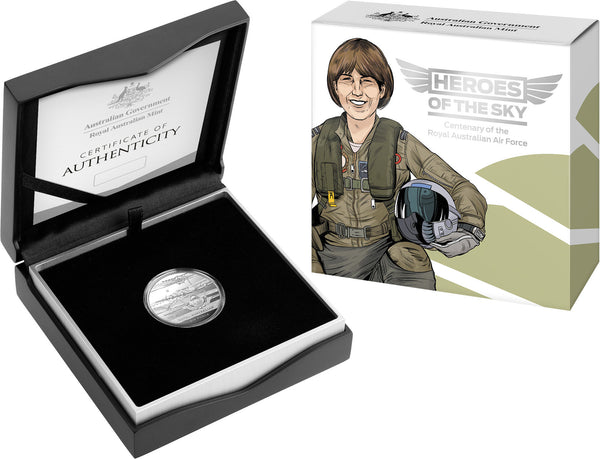 2021 Heroes of the Sky $1 'C' Mintmark Silver Proof Coin