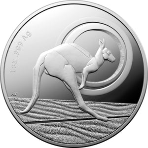 2021 Kangaroo Series 'Outback Majesty 1oz Silver $1 Proof Coin