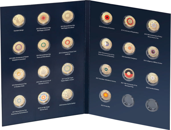 $2 Circulating Coin Collection Folder