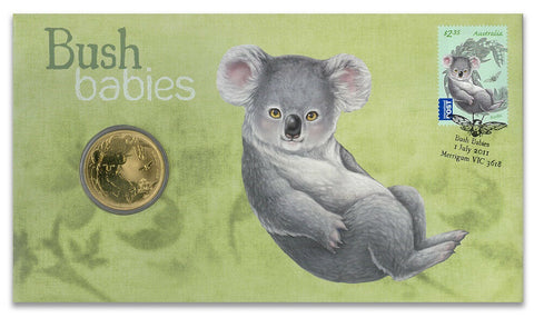 2011 Australian Bush Babies Koala $1 PNC