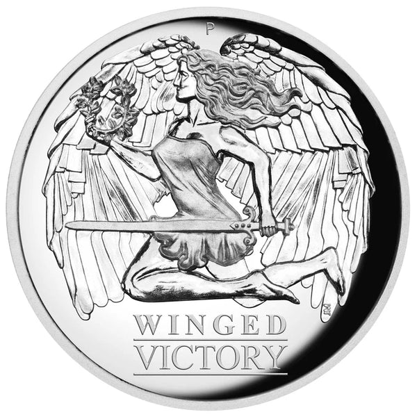 2021 Winged Victory 1oz Silver Proof High Relief Coin