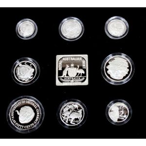 1991 Masterpieces in Silver - 25th Anniversary Decimal Currency Proof Set