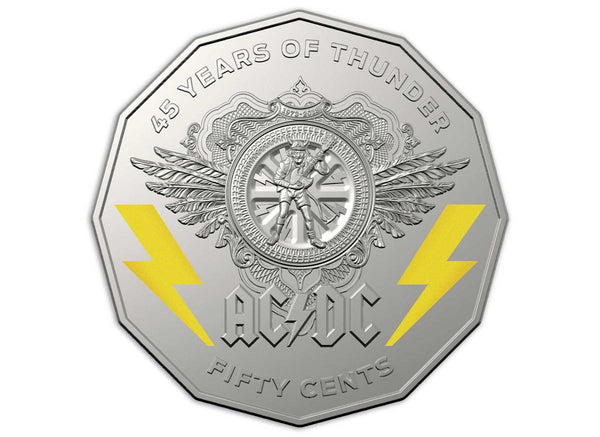 2018 AC/DC 50 years of Thunder 50c Carded
