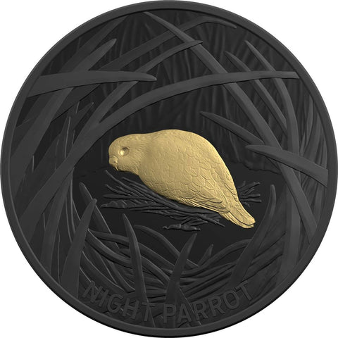 2019 Echoes of Australia - Night Parrot $5 1oz Silver Proof Coin
