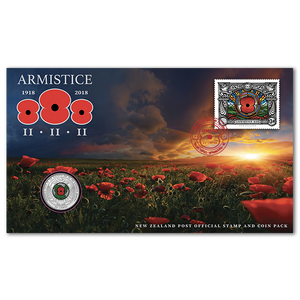 2018 Armistice 50c PNC - New Zealand