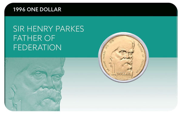 1996 Sir Henry Parkes $1 Al-Br Coin Pack