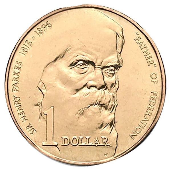 1996 Sir Henry Parkes $1 Al-Br Coin Pack
