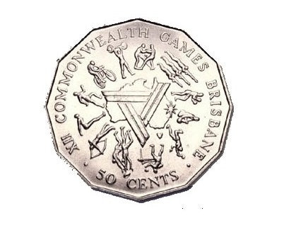 1982 Commonwealth Games 50c Cotton & Co Roll