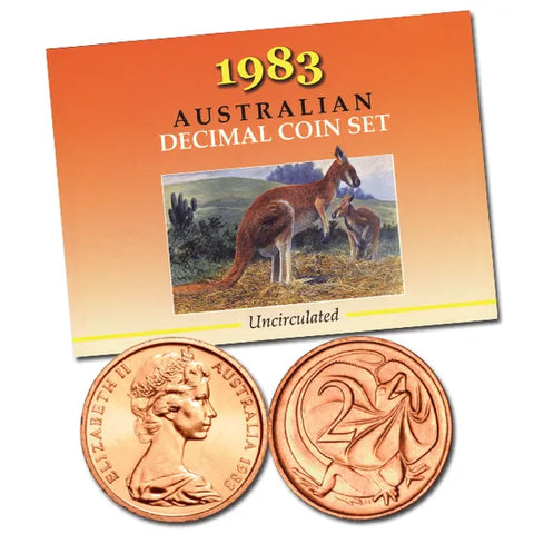 1983 Australian Decimal 6 Coin Mint Set - Sherwood